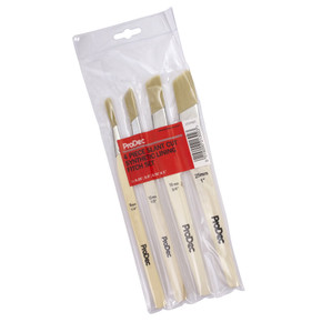 LFSYSET 4pc Prodec Synthetic Slant Cut Lining Fitch Set