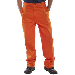 orange flame trousers