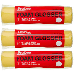 3 x ProDec Foam Cage Paint Roller Sleeve 9" | 1.75" Core