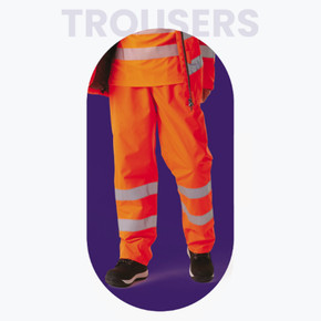 Supertouch Ladies Hi Vis Dua Over-Trouser Orange