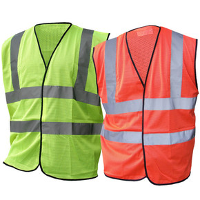 Hi Vis Long Sleeved Vest - Velcro