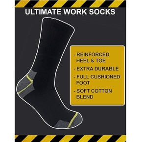 3pk Ultimate Work Socks 6-11 