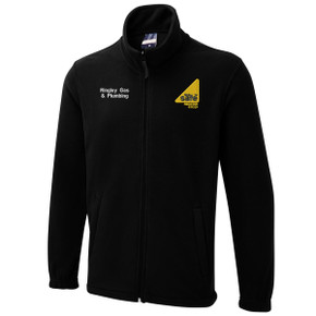 Gas Safe Embroidered Personalised Logo Full Zip Fleece