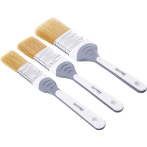 3 Pack Harris Woodwork Stain & Varnish Paint Brushes