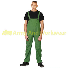 Waterproof Bib & Brace Mens Protective Rain Wet Work Trouser Dungarees Fishing