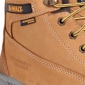 heel DeWalt Titanium Mens Safety Lace Up Leather Boots Wide Fit Steel Toe Cap Midsole