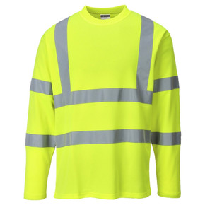 S278 PORTWEST HI-VIS LONG SLEEVE T-SHIRT