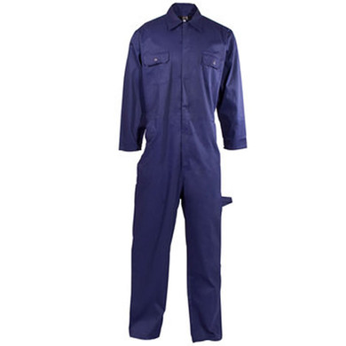 Adults Navy Blue Coverall Boiler Suit