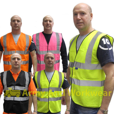 Hi Viz Safety Vest Pink