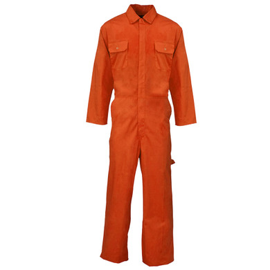 Adults Orange Coverall Boiler Suit