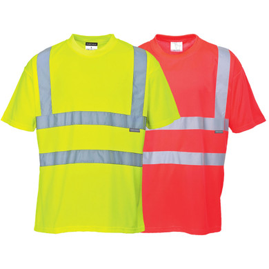 Portwest Hi-Vis T-Shirt Short Sleeve