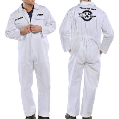 Personalised Pit Crew Regular Boilersuit