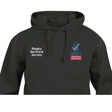 NAPIT Embroidered Personalised Logo Hoodie