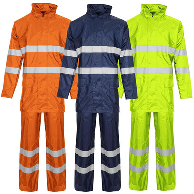 Supertouch Hi Viz Rainsuit