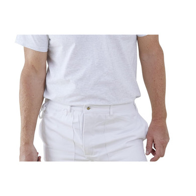 ProDec 100% Cotton Drill Multi-Pocket Painter's Shorts White