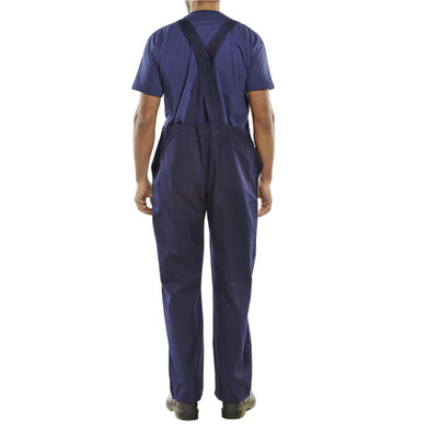 Beeswift Bib and Brace Cotton Drill Navy