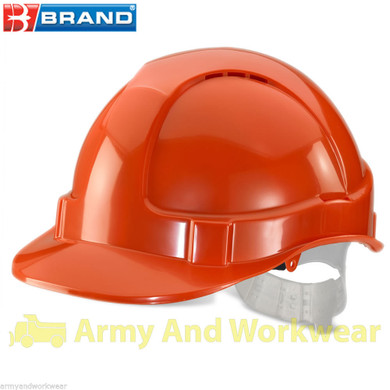 10 x B-Brand Economy Vented ABS Shell Stylish Lightweight Safety Hard Hat Helmet