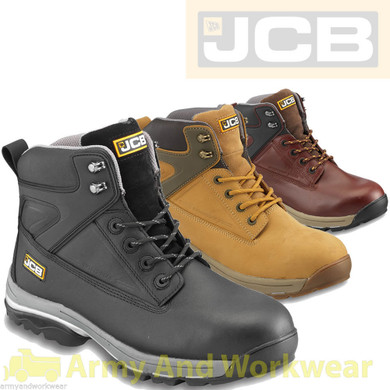 JCB FAST TRACK F/TRACK Steel Toecap/Midsole Safety Waterproof Work Boots