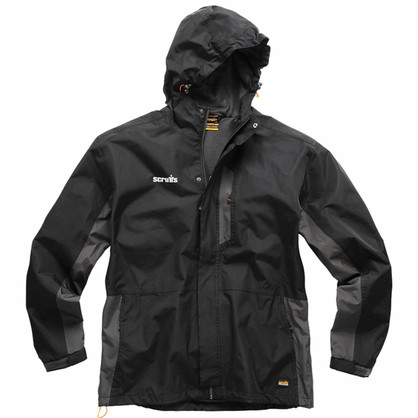 Scruffs Worker Jacket Black/Graphite Front