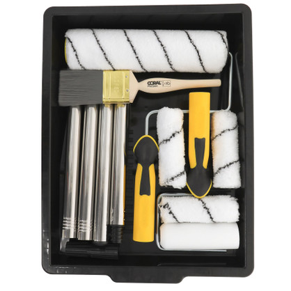 Coral Decorating Set with Extension Pole 10PC