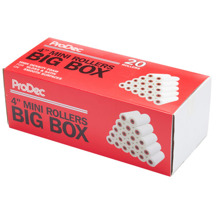 Prodec 20pk 4" HD Foam Box Mini Rollers