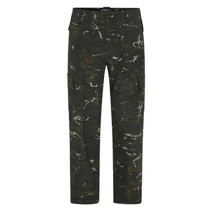 Kombat UK Mens Cargo Pocket Trousers BTP Black