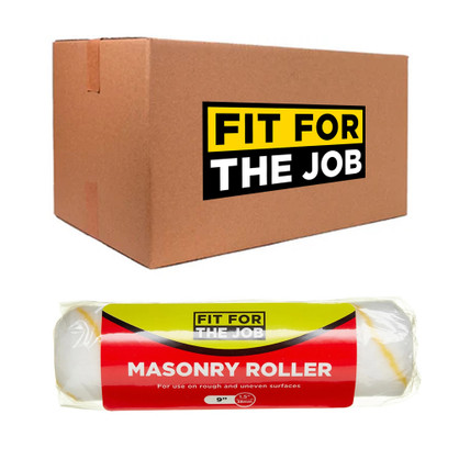 24 x Fit For The Job 9" x 1.5" Long Pile Masonry Roller