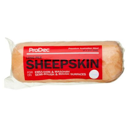 ProDec 9" x 1.75" Long Pile Sheepskin Roller PRRE011 ProDec 9" x 1.75" Long Pile Sheepskin Roller PRRE011
