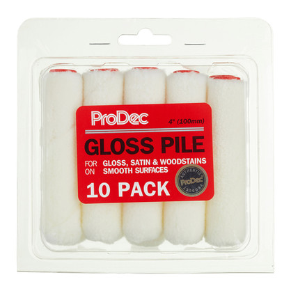 ProDec 10 pk Gloss Pile 4" Mini Rollers PRRE038 ProDec 10 pk Gloss Pile 4" Mini Rollers PRRE038