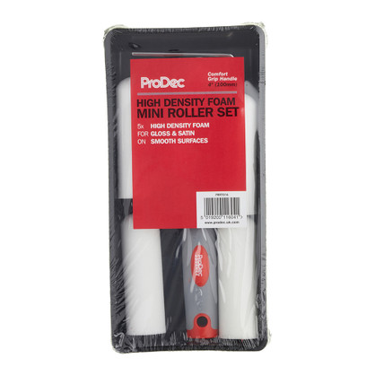 ProDec 7pc Foam 4" Mini Roller Set PRRT016