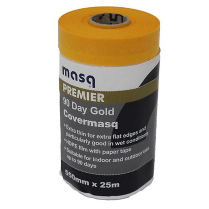 Masq 90 Day Covermasq Gold Plastic Tape & Drape