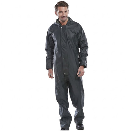 Beeswift Super B-Dri Coveralls Olive Green SBDCO