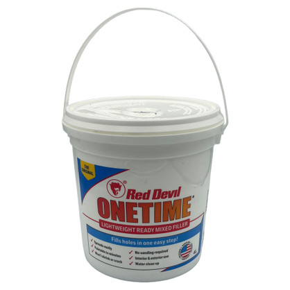 Red Devil Ready Mixed Lightweight Onetime Filler 4Ltr HBFOLN40
