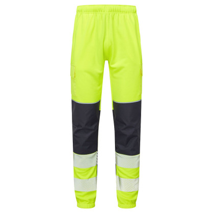 Supertouch Essentials Hi-Vis Eco CottonCool Yellow Jogger SHV-501C1-9