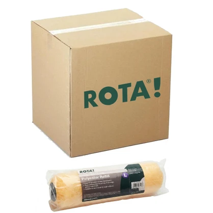 40 x Rota Contractor 12" x 1.75" Long Pile Polyester Paint Roller 16094030