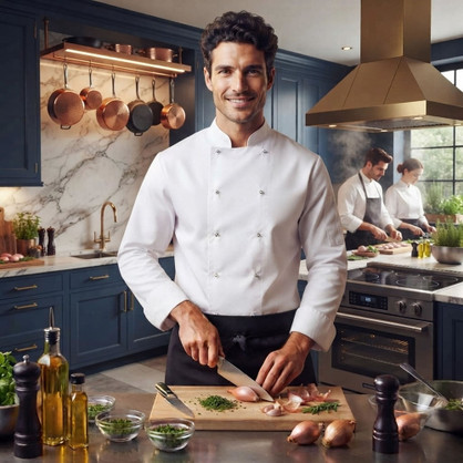 Fusion Catering Chef's Jacket Unisex Long Sleeve CCJ2 