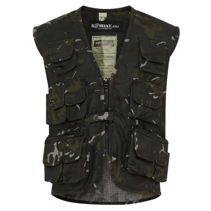 Kombat UK Kids Tactical Vest BTP Black