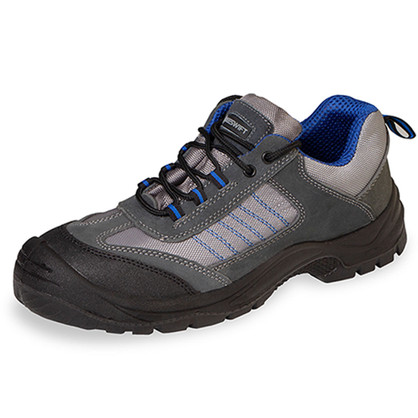 Beeswift Mesh Active Steel Toe Cap Trainers Grey/Blue