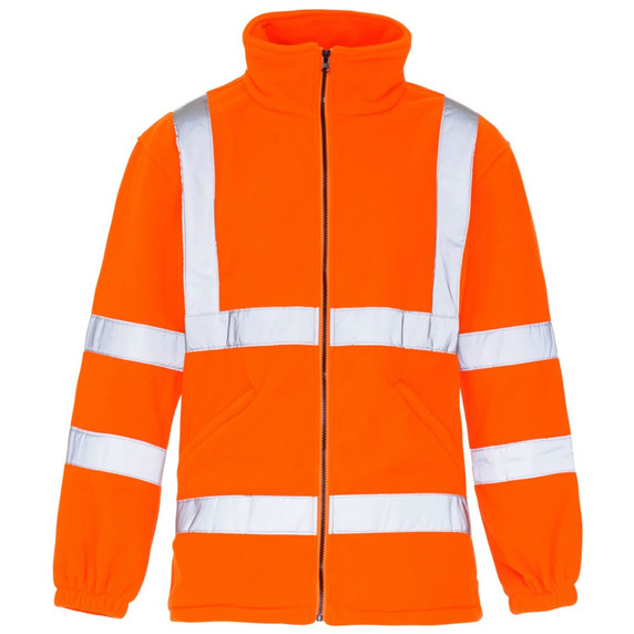 Supertouch Hi Viz Fleece Jacket Orange