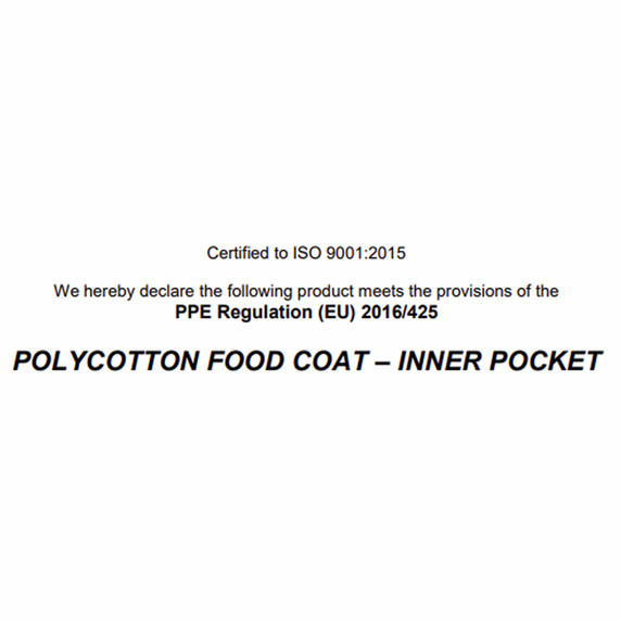 Supertouch Polycotton Food Coat