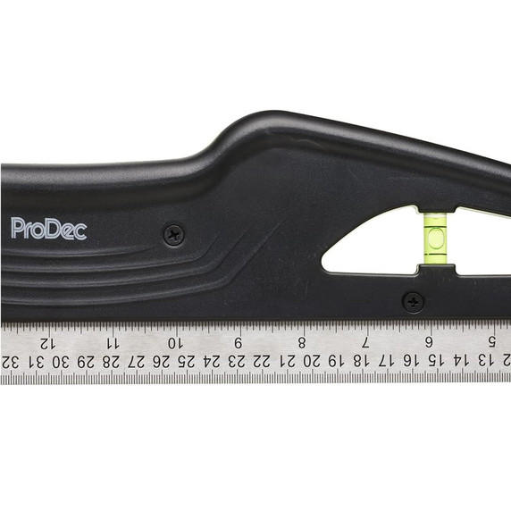 ProDec 24" Trimming Edge inc. Stainless Steel Ruler