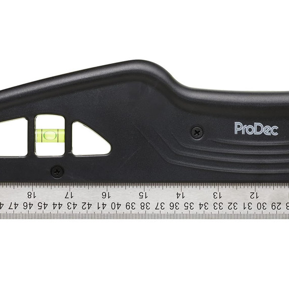 ProDec 24" Trimming Edge inc. Stainless Steel Ruler