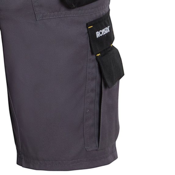 Ironside Madrid Work Shorts Grey/Black