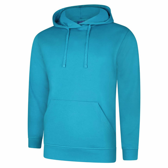 UC509 Uneek Deluxe Hooded Sweatshirt sapphire