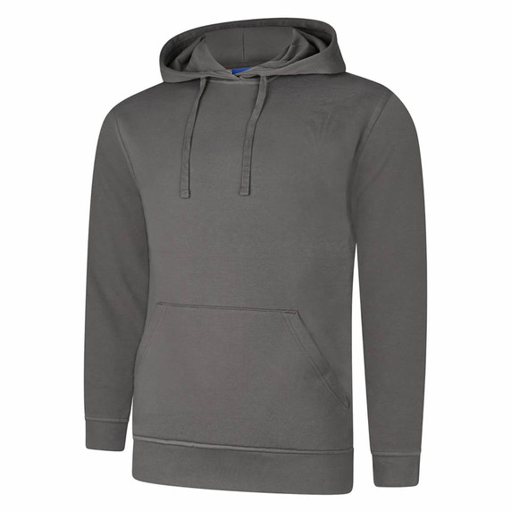 UC509 Uneek Deluxe Hooded Sweatshirt grey