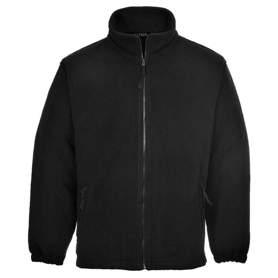 F205 Portwest Aran Fleece Jacket Black