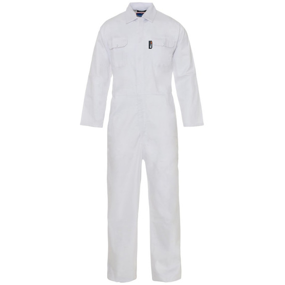 Tough Gear Regular Polycotton Boilersuit White