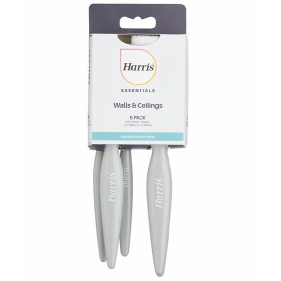 Harris Essentials Wall & Ceilings 5 Brush Pack 101011006