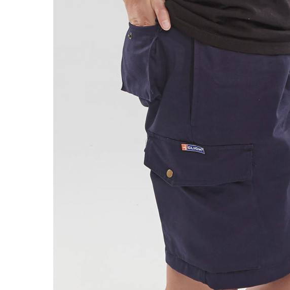 CLCPSN Click Ladies C/Pocket Shorts Navy