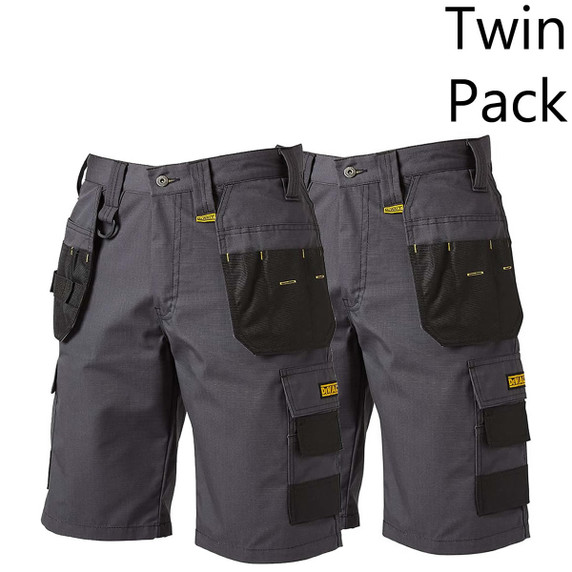 2 x Dewalt Cheverley Rip Stop Shorts